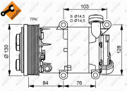 32410 Kompresor, klimatizace EASY FIT NRF