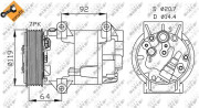 32424G Kompresor, klimatizace EASY FIT NRF