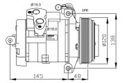 32470G Kompresor, klimatizace NRF