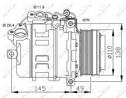 32533 Kompresor, klimatizace EASY FIT NRF