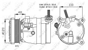 32678 Kompresor, klimatizace EASY FIT NRF