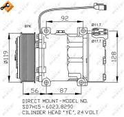 32703 Kompresor, klimatizace EASY FIT NRF