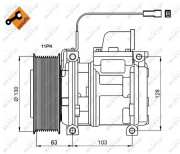 32829 Kompresor, klimatizace EASY FIT NRF