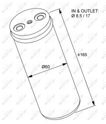 33233 Sušárna, klimatizace EASY FIT NRF