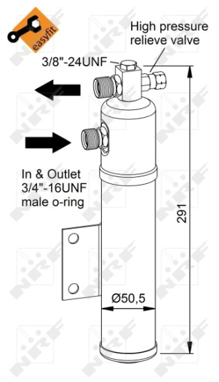 33366 Sušárna, klimatizace EASY FIT NRF