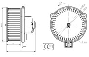 34291 vnitřní ventilátor NRF