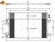 350031 Kondenzátor, klimatizace EASY FIT NRF