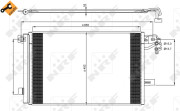 350064 Kondenzátor, klimatizace EASY FIT NRF