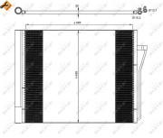 350077 Kondenzátor, klimatizace EASY FIT NRF