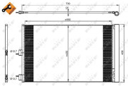 350206 Kondenzátor, klimatizace EASY FIT NRF