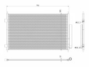 350426 Kondenzátor, klimatizace EASY FIT NRF