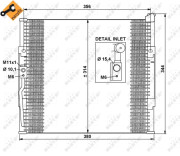 35146 Kondenzátor, klimatizace EASY FIT NRF