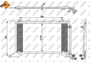 35245 Kondenzátor, klimatizace EASY FIT NRF