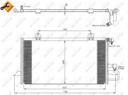 35247 Kondenzátor, klimatizace EASY FIT NRF