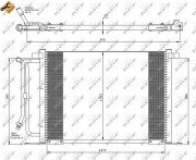 35250 Kondenzátor, klimatizace EASY FIT NRF