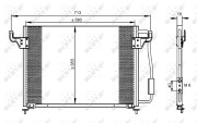 35261 Kondenzátor, klimatizace EASY FIT NRF