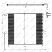 35468 Kondenzátor, klimatizace EASY FIT NRF