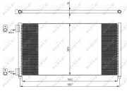 35496 Kondenzátor, klimatizace EASY FIT NRF