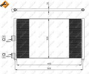 35502 Kondenzátor, klimatizace EASY FIT NRF