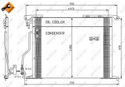 35578 Kondenzátor, klimatizace EASY FIT NRF