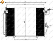 35619 Kondenzátor, klimatizace EASY FIT NRF