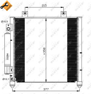 35637 Kondenzátor, klimatizace EASY FIT NRF