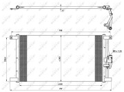 35640 Kondenzátor, klimatizace EASY FIT NRF