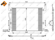 35655 Kondenzátor, klimatizace EASY FIT NRF