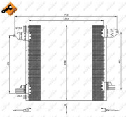 35702 Kondenzátor, klimatizace EASY FIT NRF