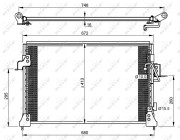 35754 Kondenzátor, klimatizace EASY FIT NRF