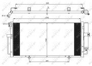 35875 Kondenzátor, klimatizace EASY FIT NRF