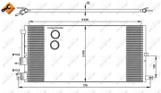 35885 Kondenzátor, klimatizace EASY FIT NRF