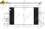 35911 NRF kondenzátor klimatizácie 35911 NRF