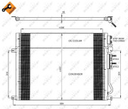 35920 Kondenzátor, klimatizace EASY FIT NRF