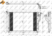 35964 Kondenzátor, klimatizace EASY FIT NRF