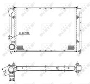 50451 Chladič, chlazení motoru NRF