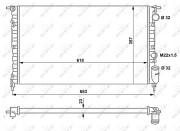 507465 Chladič, chlazení motoru NRF