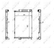 507620 Chladič, chlazení motoru EASY FIT NRF