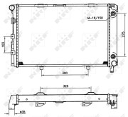 516580 Chladič, chlazení motoru EASY FIT NRF