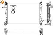 53017 Chladič, chlazení motoru EASY FIT NRF