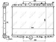 53787 Chladič, chlazení motoru EASY FIT NRF