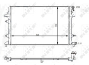 59118 Chladič, chlazení motoru EASY FIT NRF