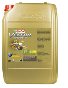 15B347 CASTROL Vecton Long Drain 10W-40 E6/E9 20 lt CASTROL