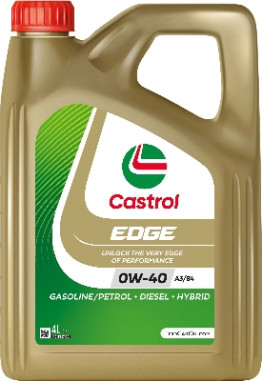 15F6B5 Prevodovkovy olej Castrol EDGE 0W-40 A3/B4 CASTROL