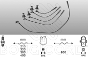 1420 Sada kabelů pro zapalování EFI - BOUGICORD EFI AUTOMOTIVE