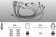 7163 Sada kabelů pro zapalování EFI - BOUGICORD EFI AUTOMOTIVE