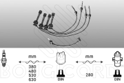 7184 Sada kabelů pro zapalování EFI - BOUGICORD EFI AUTOMOTIVE