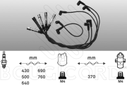 9220 Sada kabelů pro zapalování EFI - BOUGICORD EFI AUTOMOTIVE