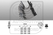 9840 Sada kabelů pro zapalování EFI - BOUGICORD EFI AUTOMOTIVE