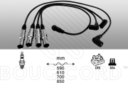 9875 Sada kabelů pro zapalování EFI - BOUGICORD EFI AUTOMOTIVE